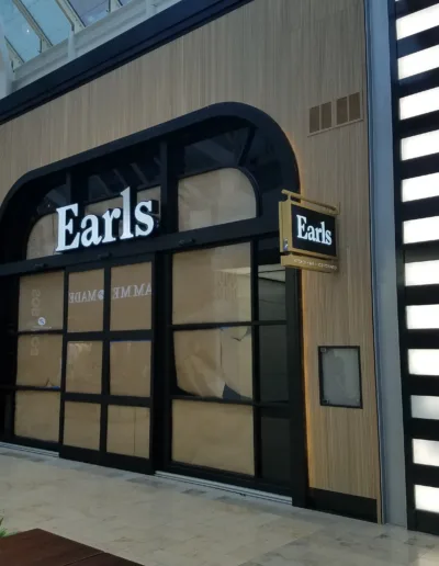 Earl's store in a shopping mall.