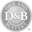 Dave & d b busters logo.